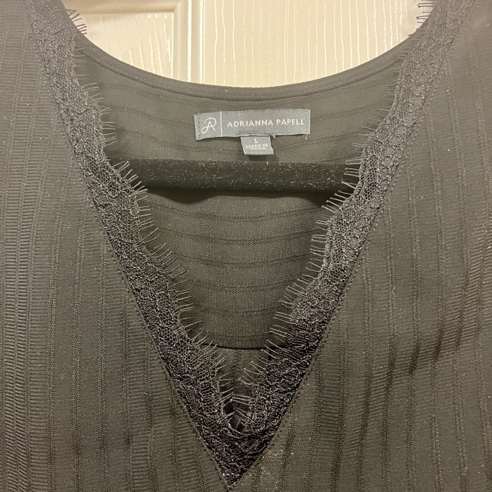 Business casual black tank top